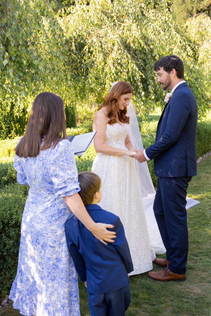 Celebrant elopement ceremony