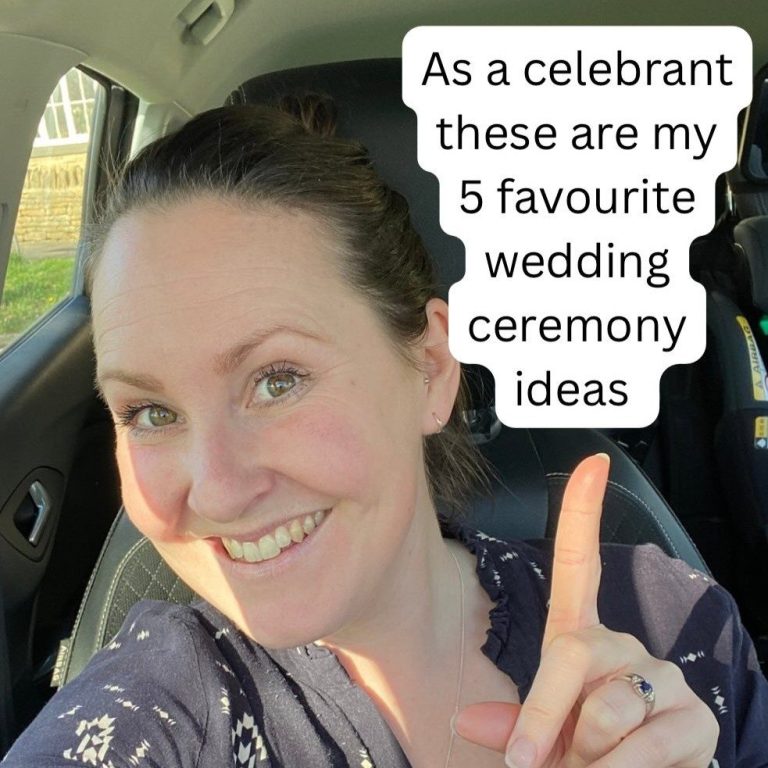 Celebrant wedding ceremony ideas